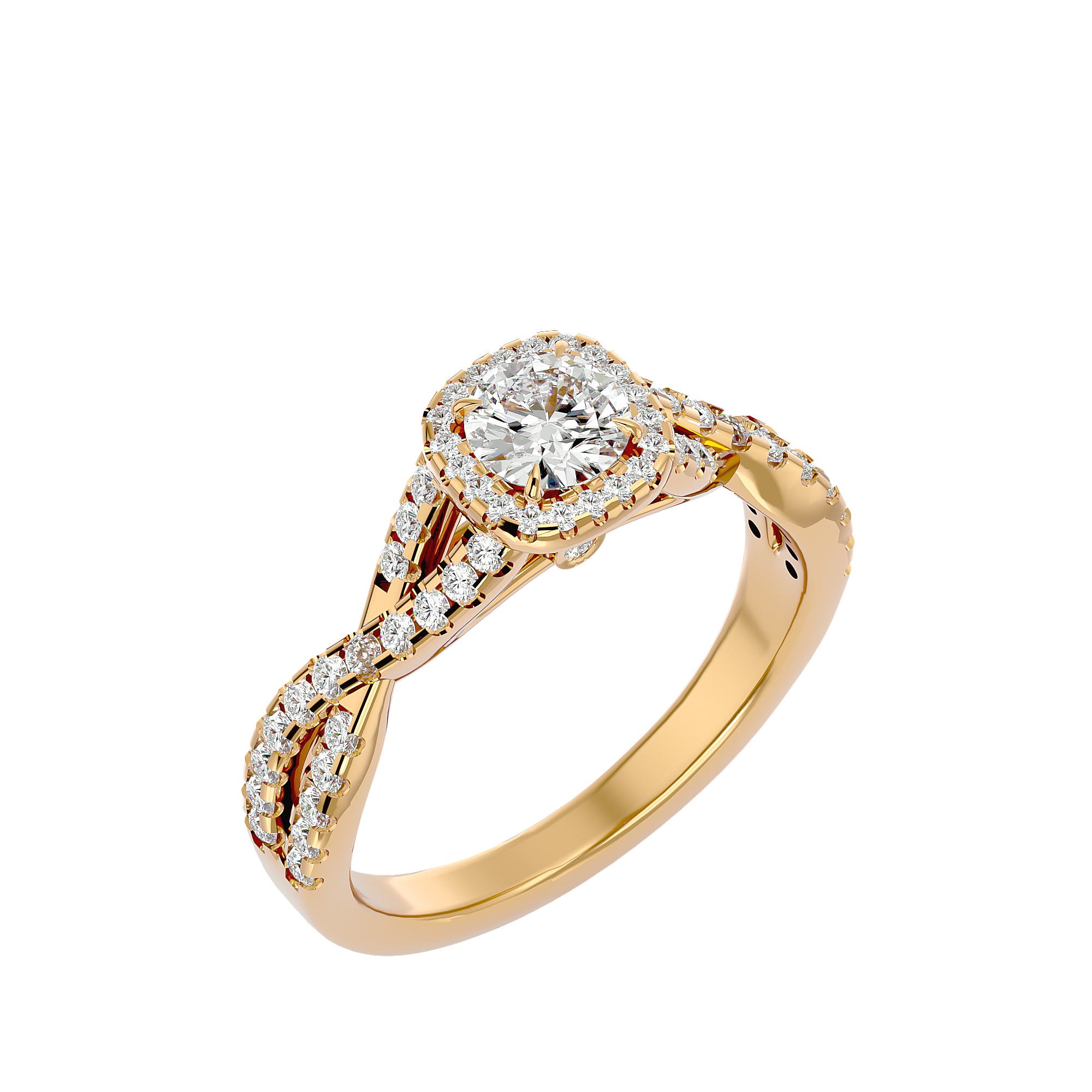 Malani Diamond Halo Ring