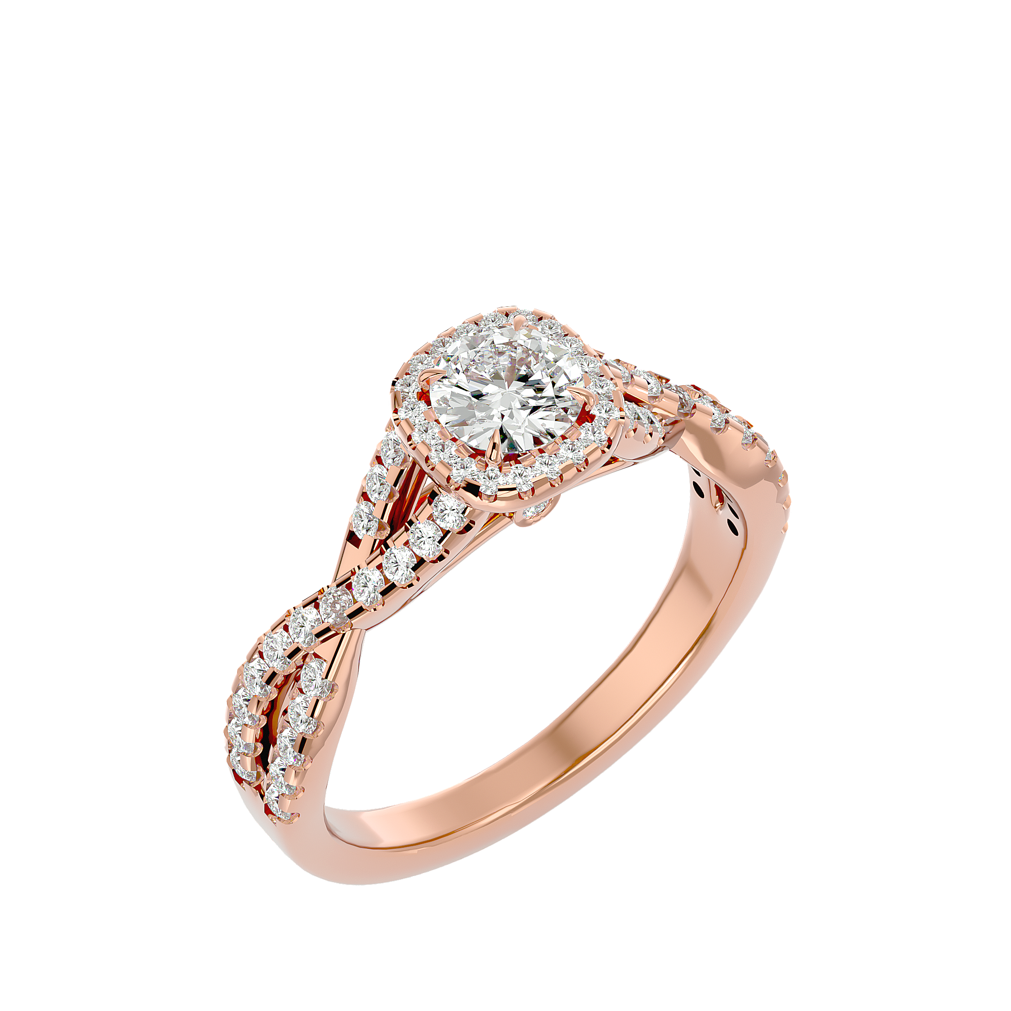 Malani Diamond Halo Ring