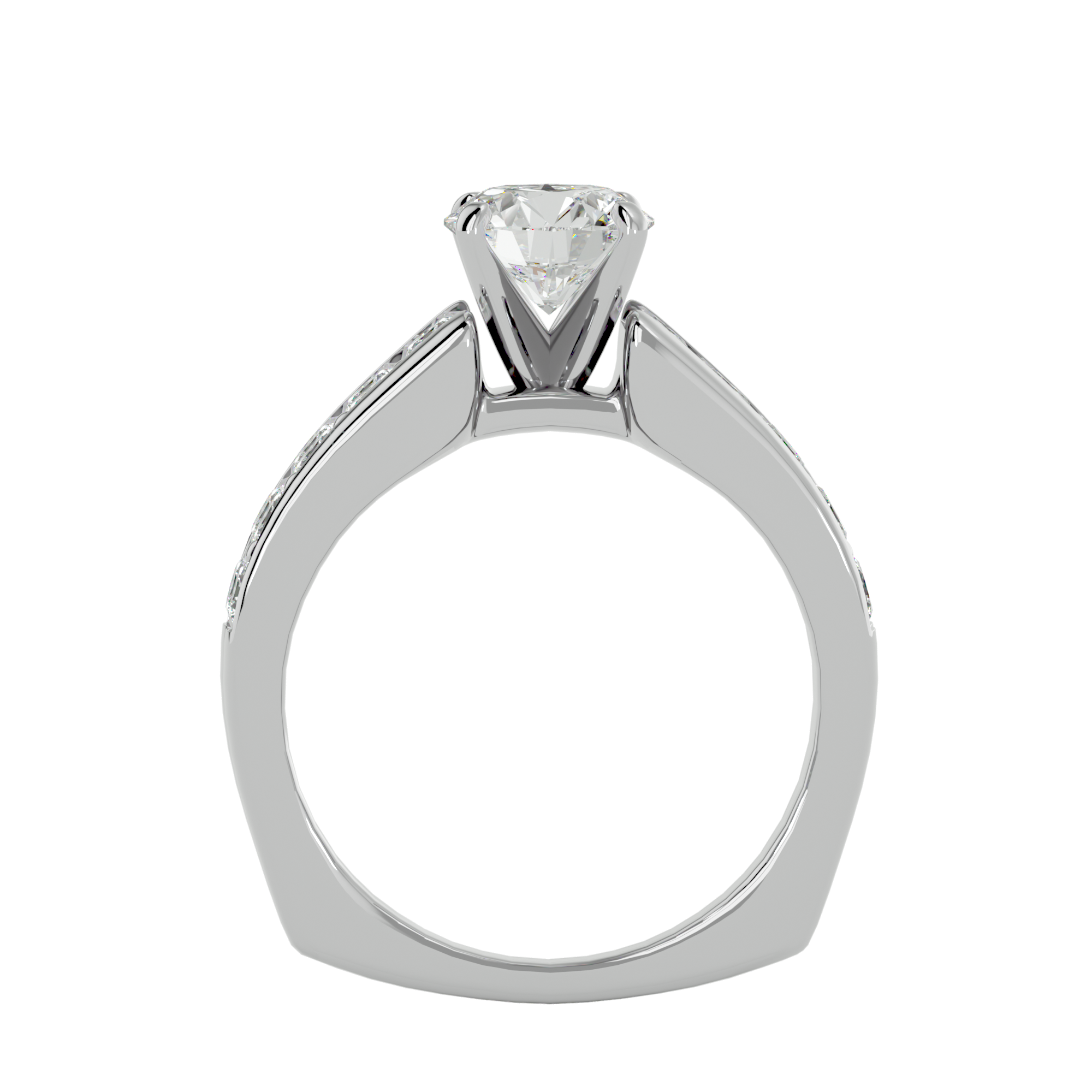 Aubriella Diamond Solitaire Ring