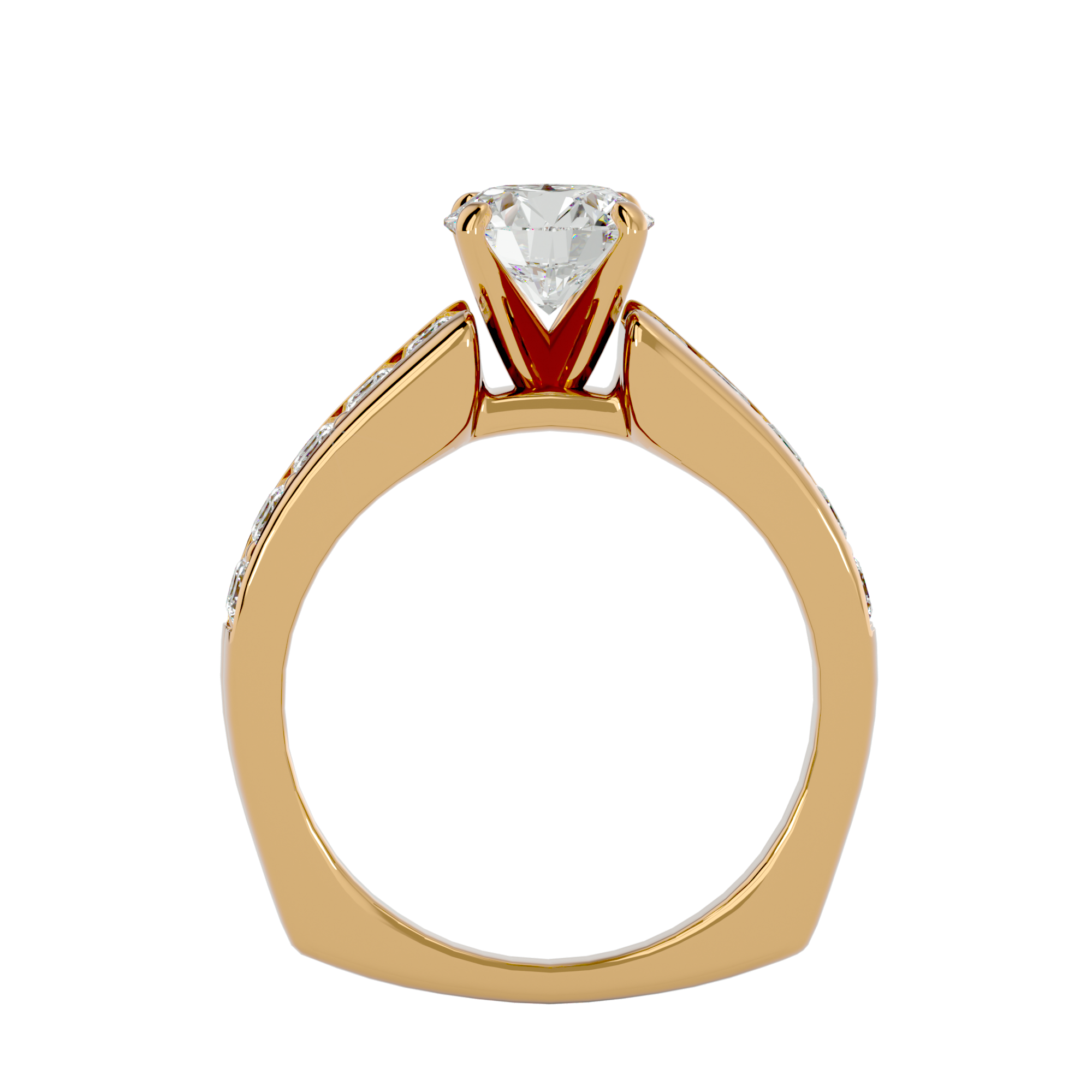 Aubriella Diamond Solitaire Ring