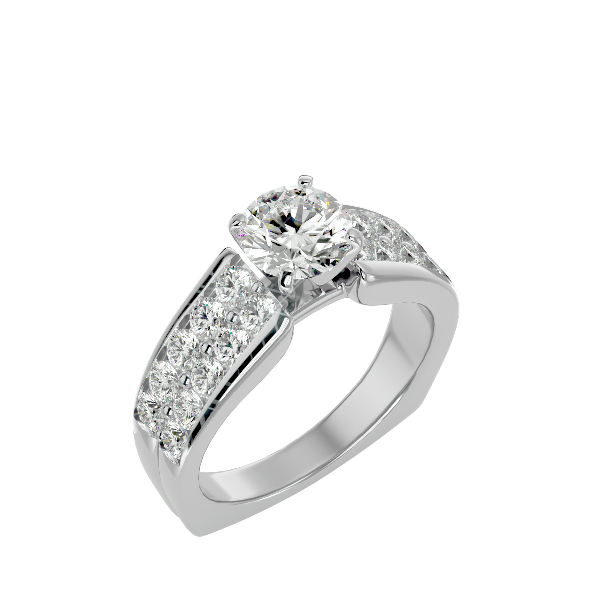Aubriella Diamond Solitaire Ring