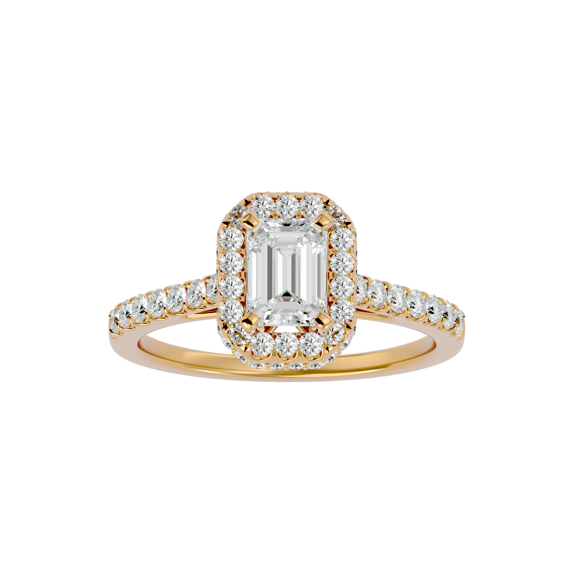 Milana Diamond Halo Ring