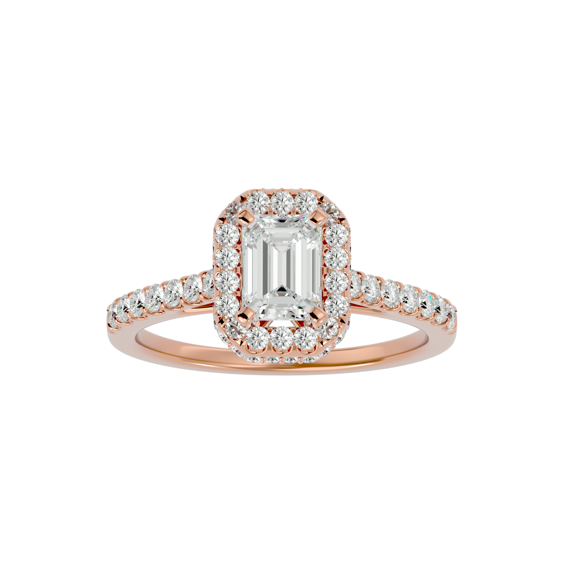 Milana Diamond Halo Ring