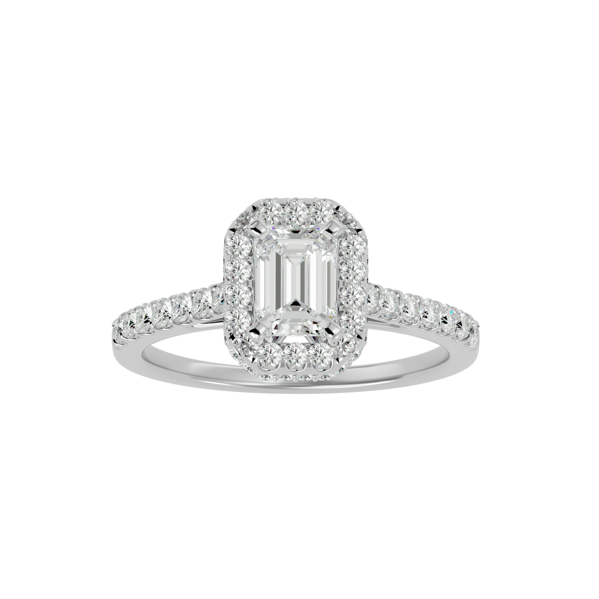 Milana Diamond Halo Ring