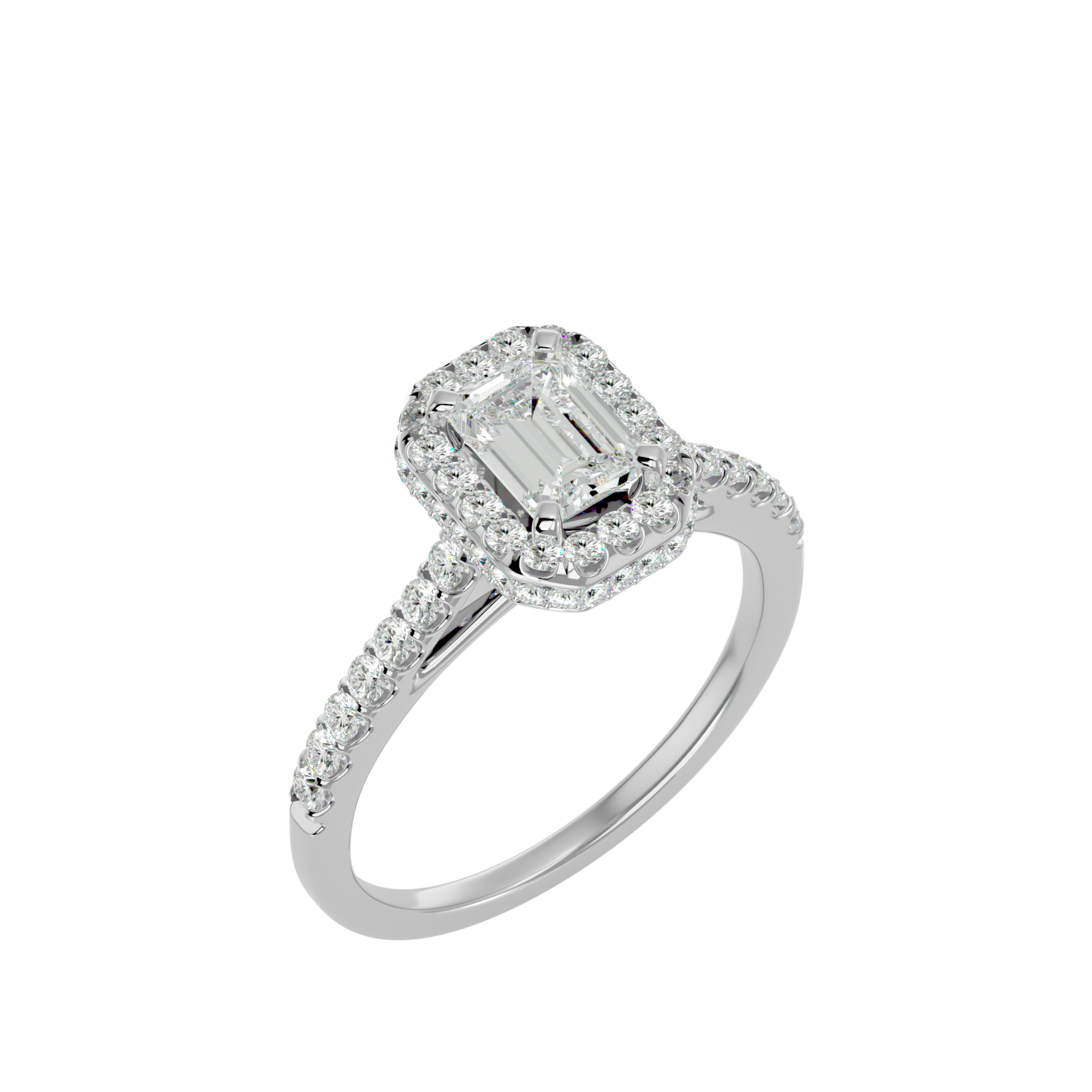 Milana Diamond Halo Ring