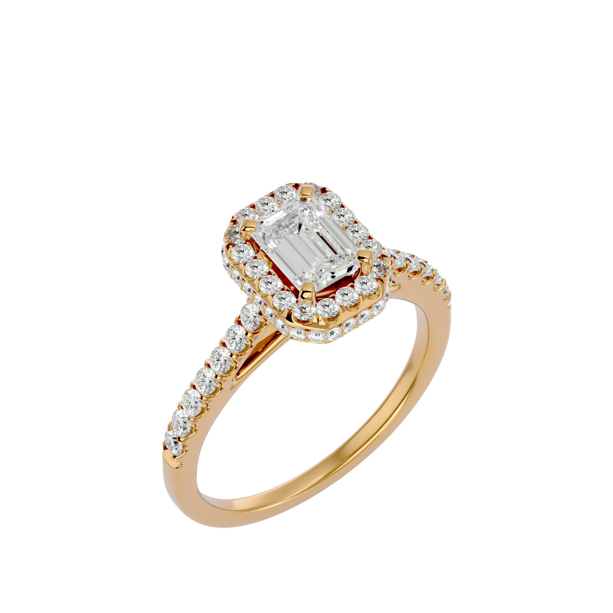 Milana Diamond Halo Ring