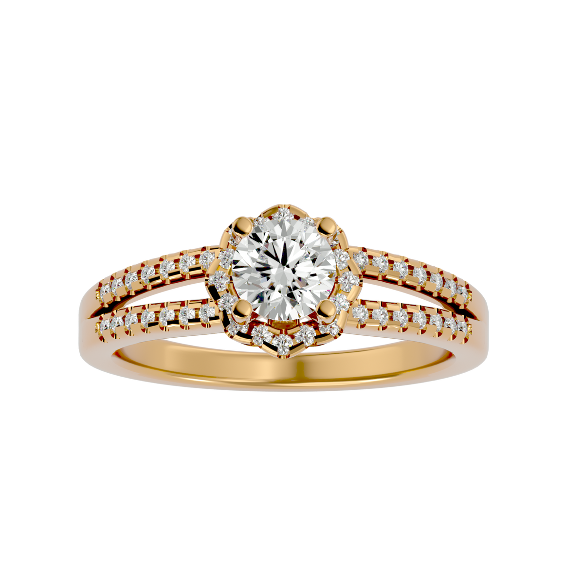 Clarissa Diamond Halo Ring
