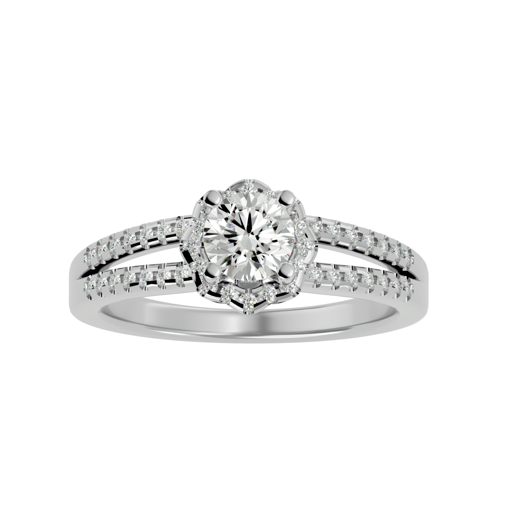Clarissa Diamond Halo Ring