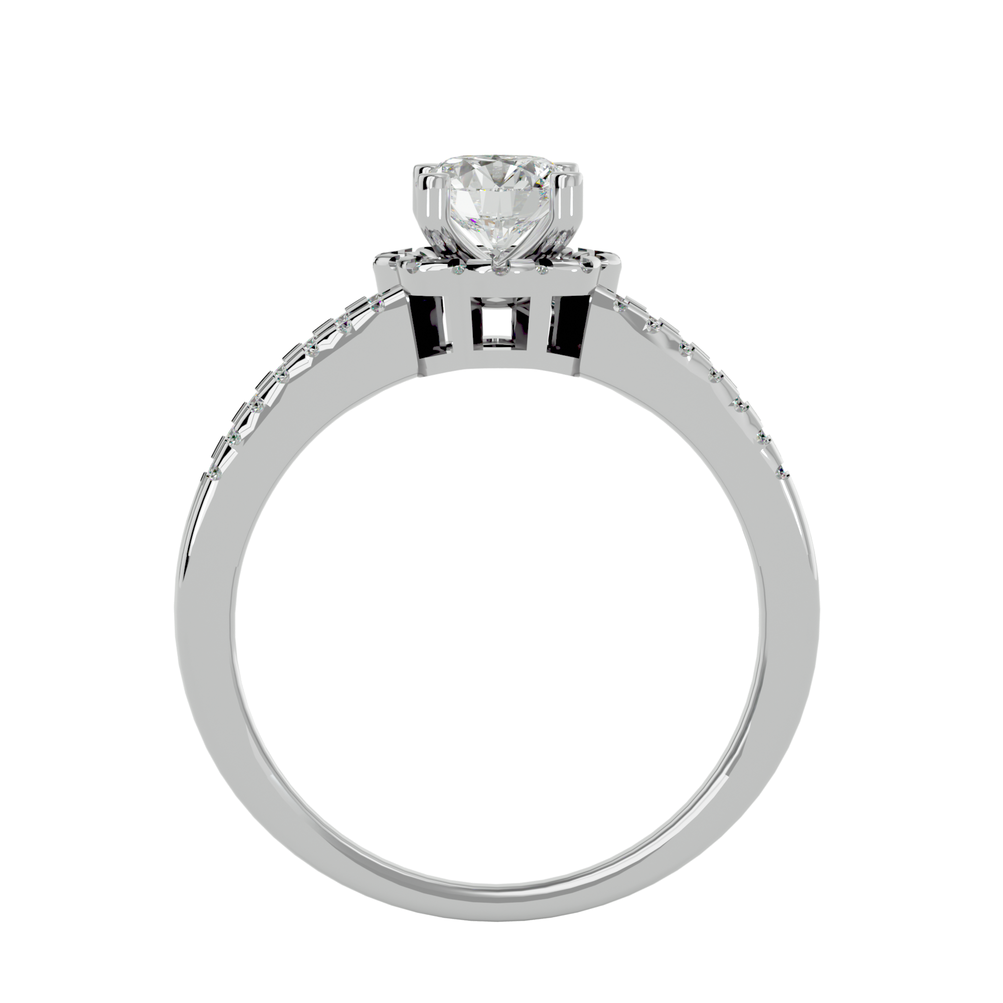 Clarissa Diamond Halo Ring