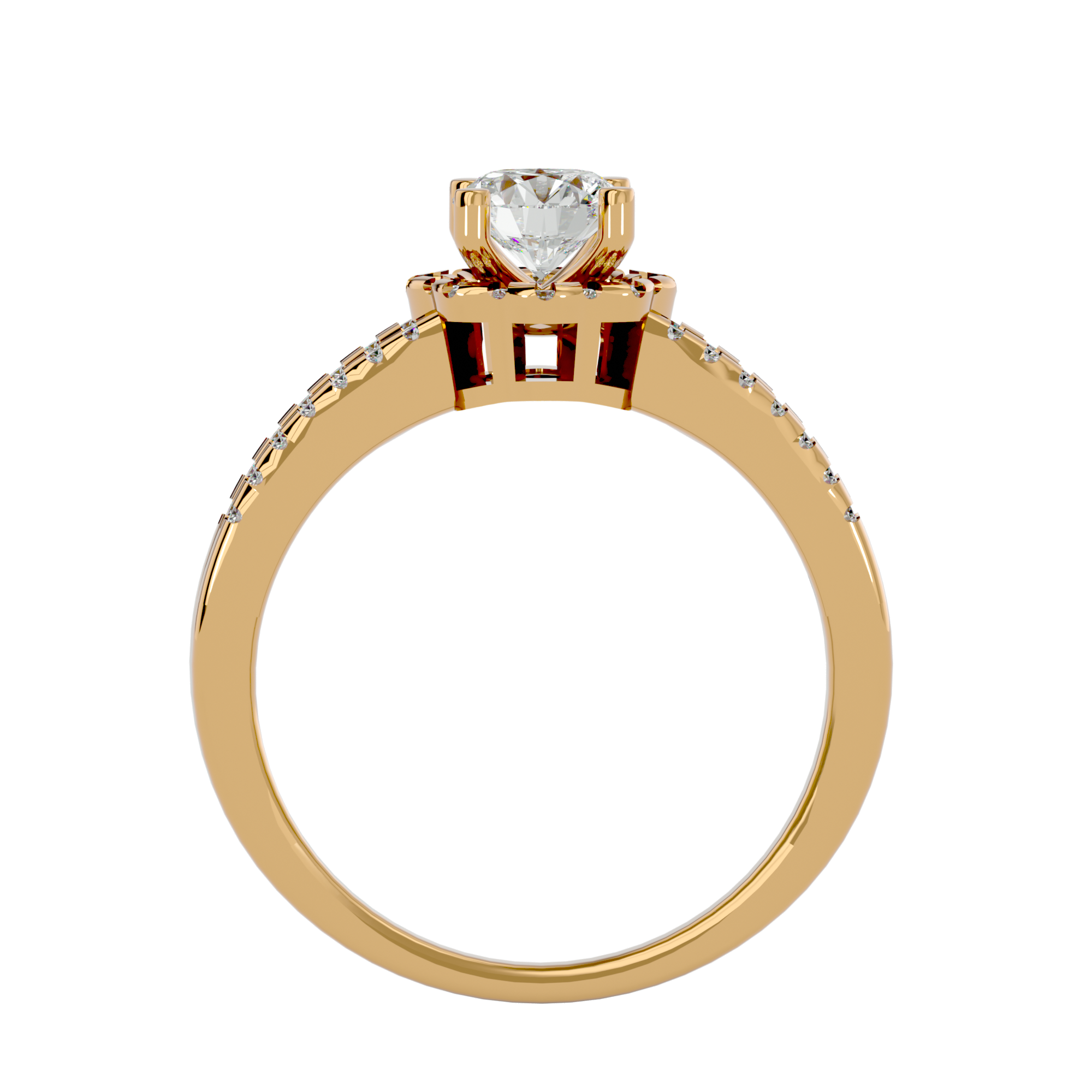 Clarissa Diamond Halo Ring