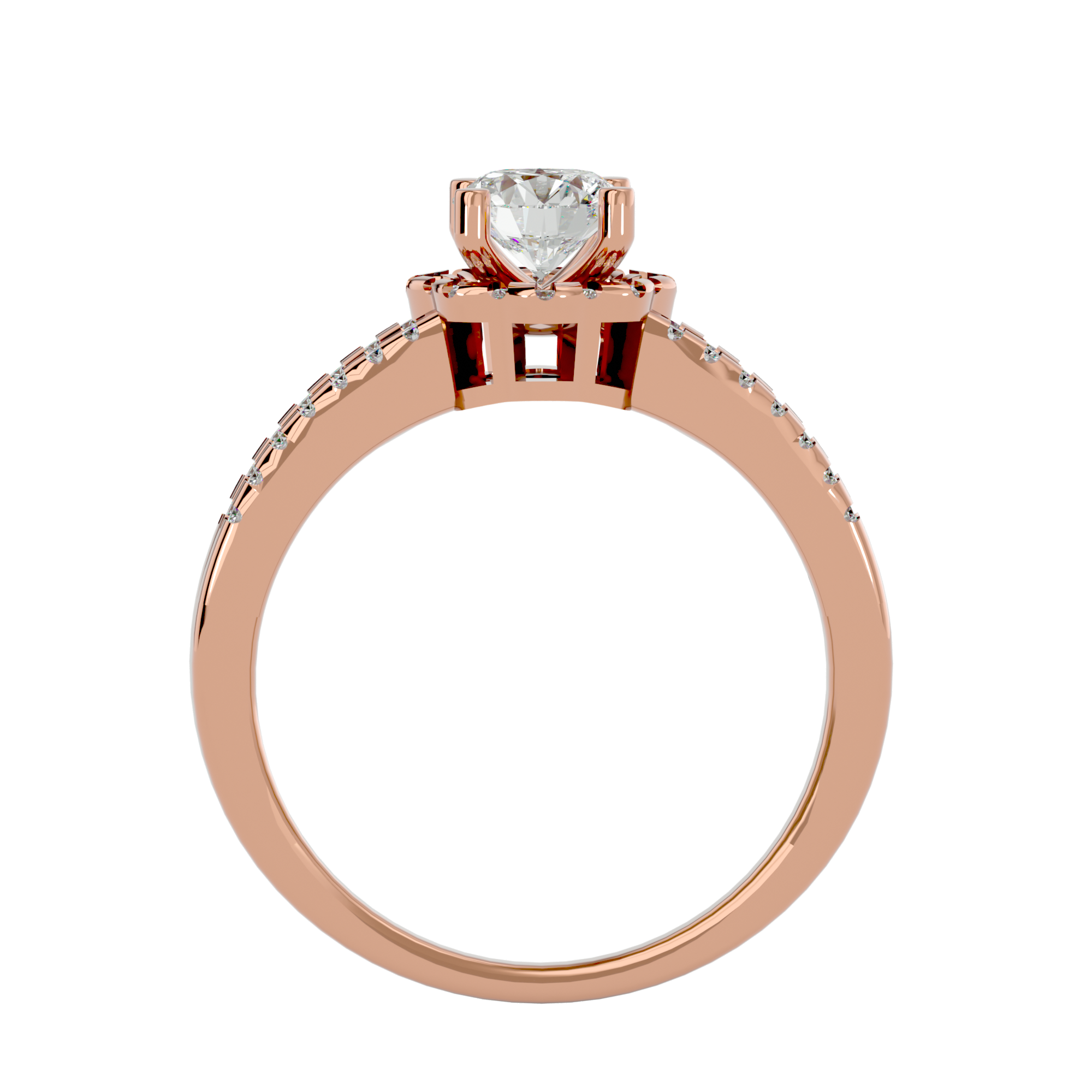 Clarissa Diamond Halo Ring