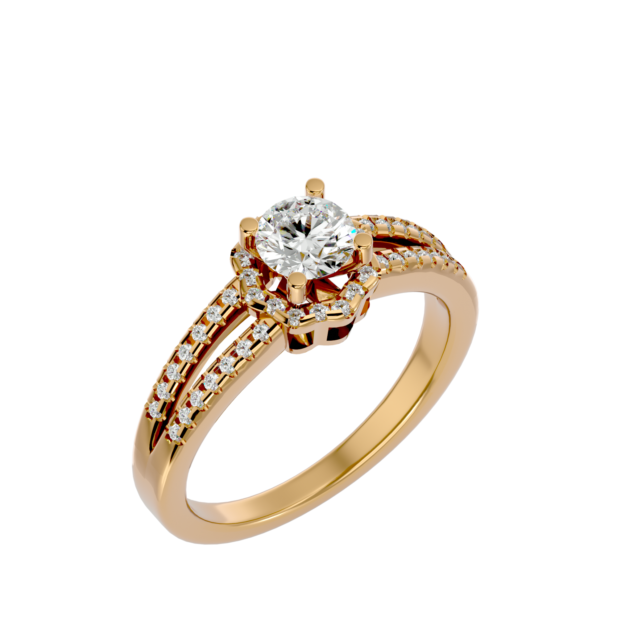 Clarissa Diamond Halo Ring