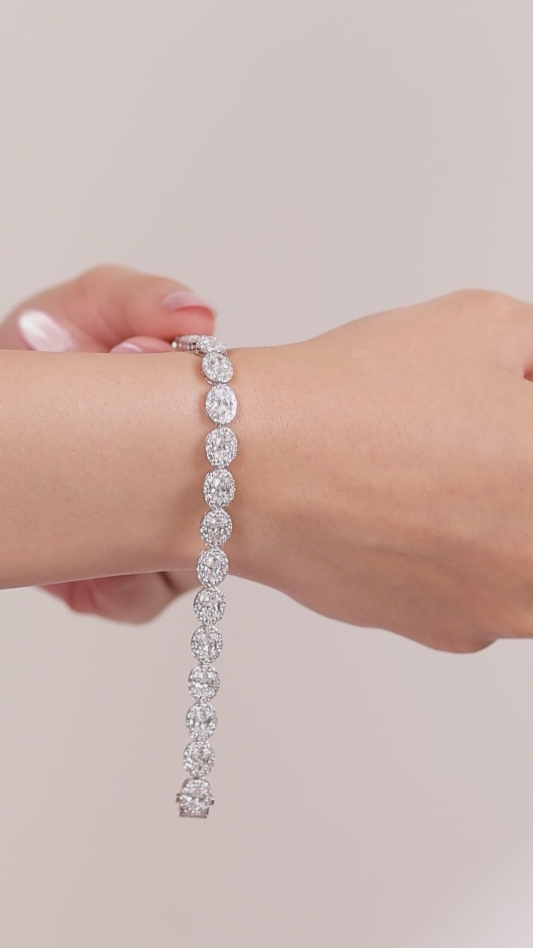 Halo Grace Diamond Bracelet