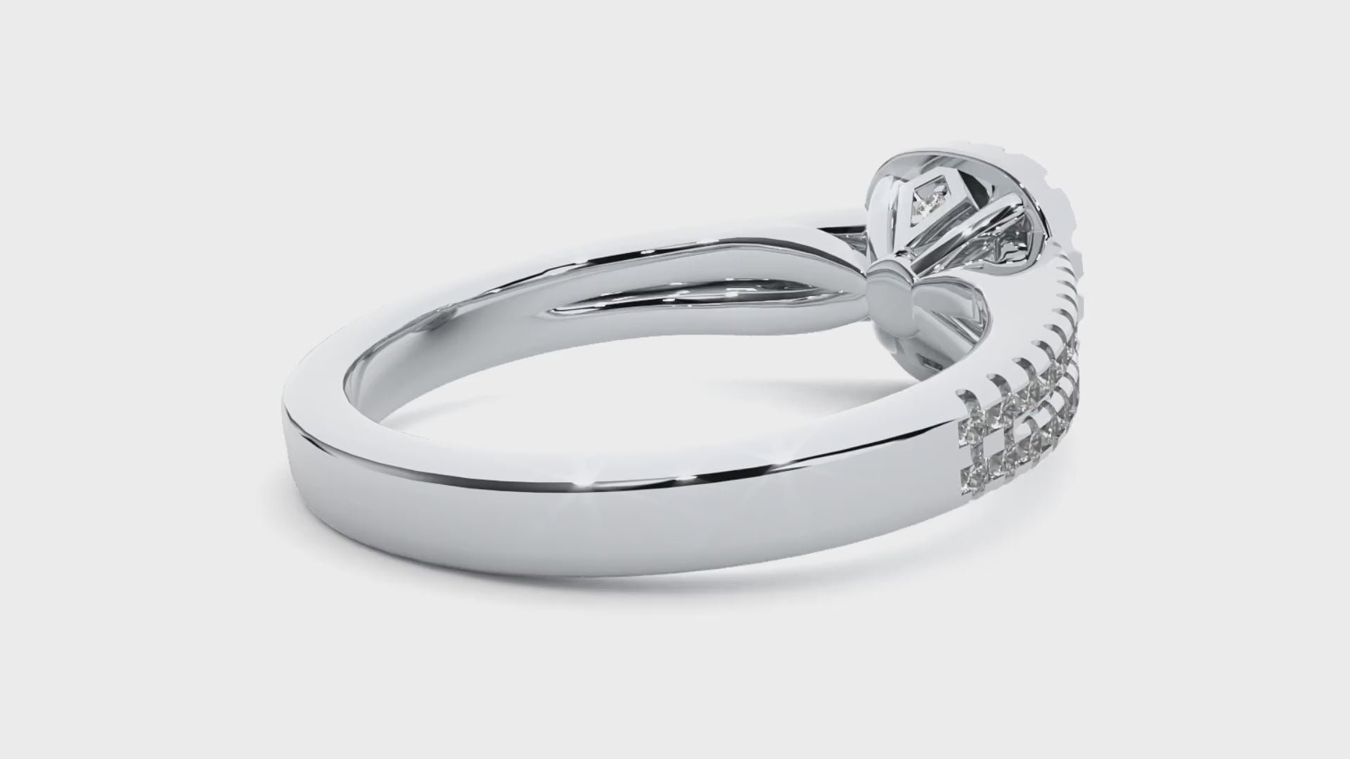 Miley Diamond Halo Ring