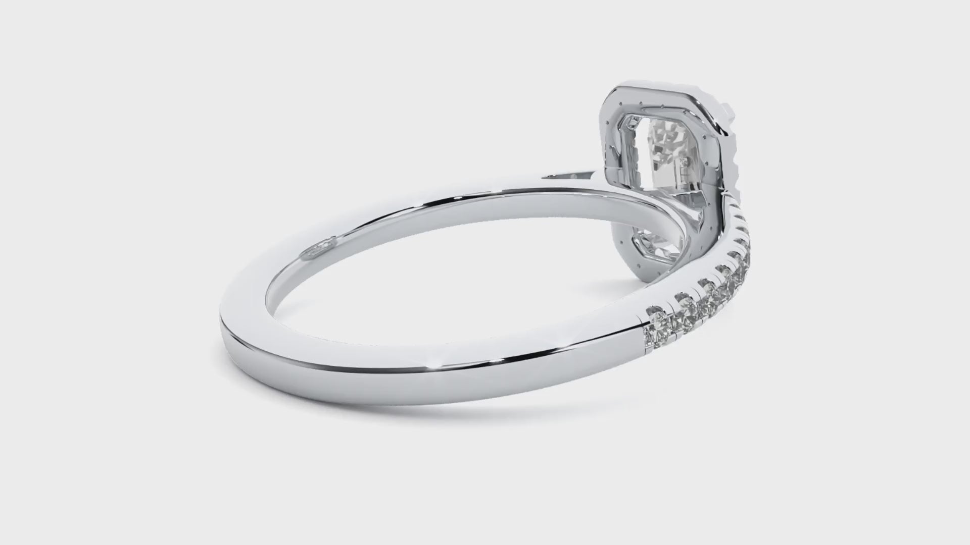 Annika Diamond Halo Ring