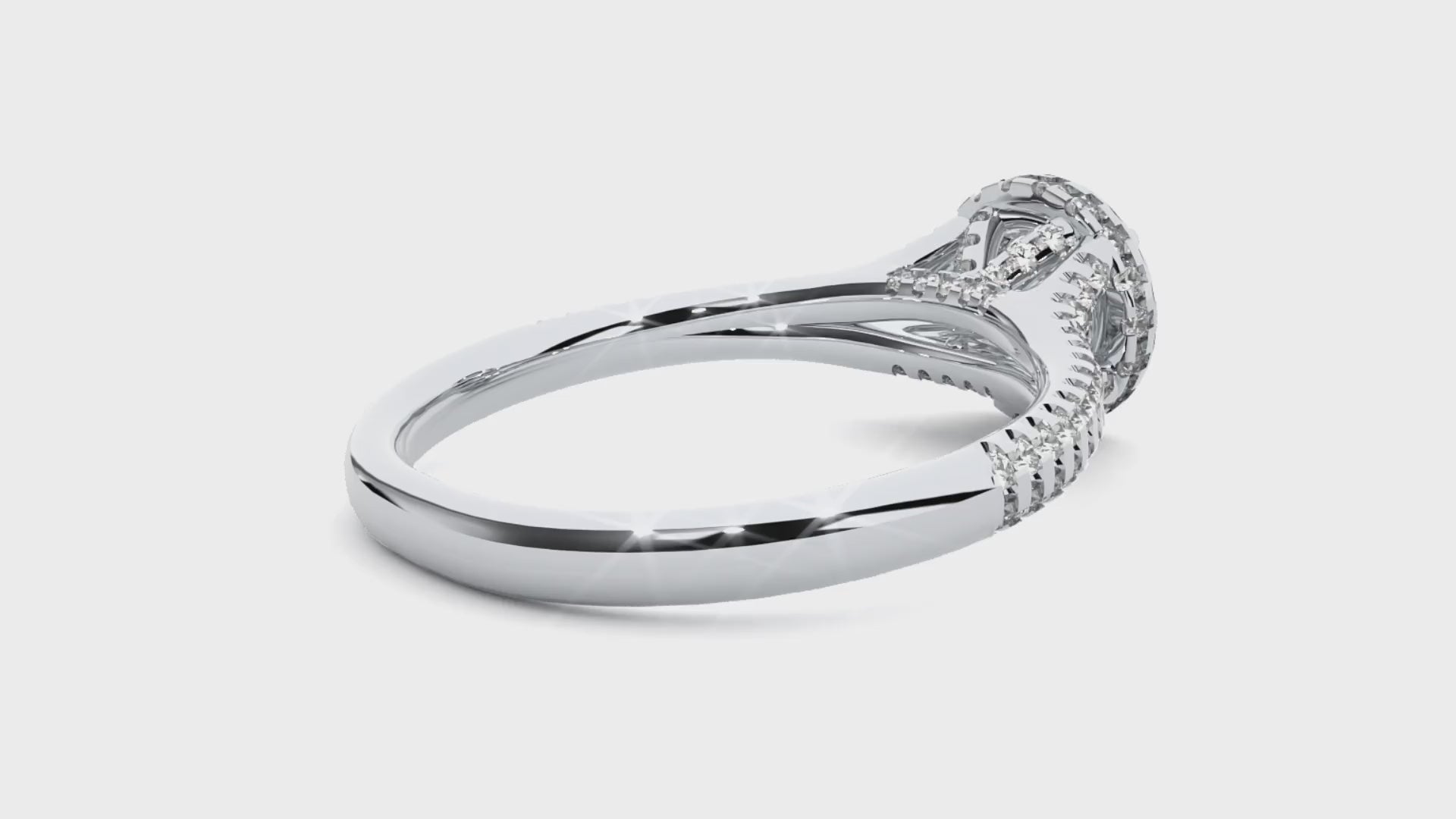 Jillian Diamond Halo Ring