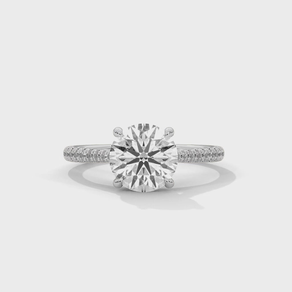 Pearl Solitaire Ring