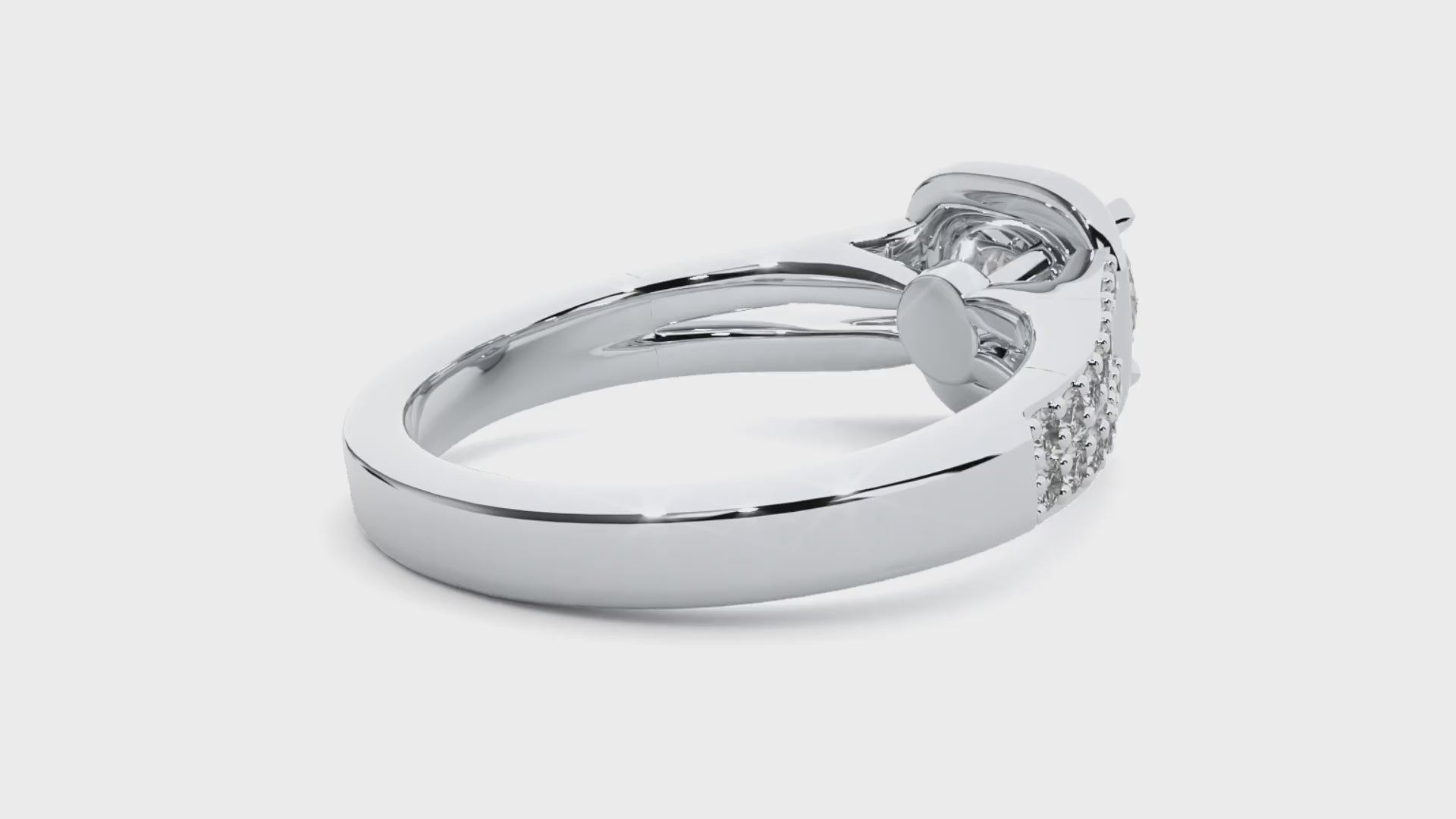 Hadassah Diamond Halo Ring