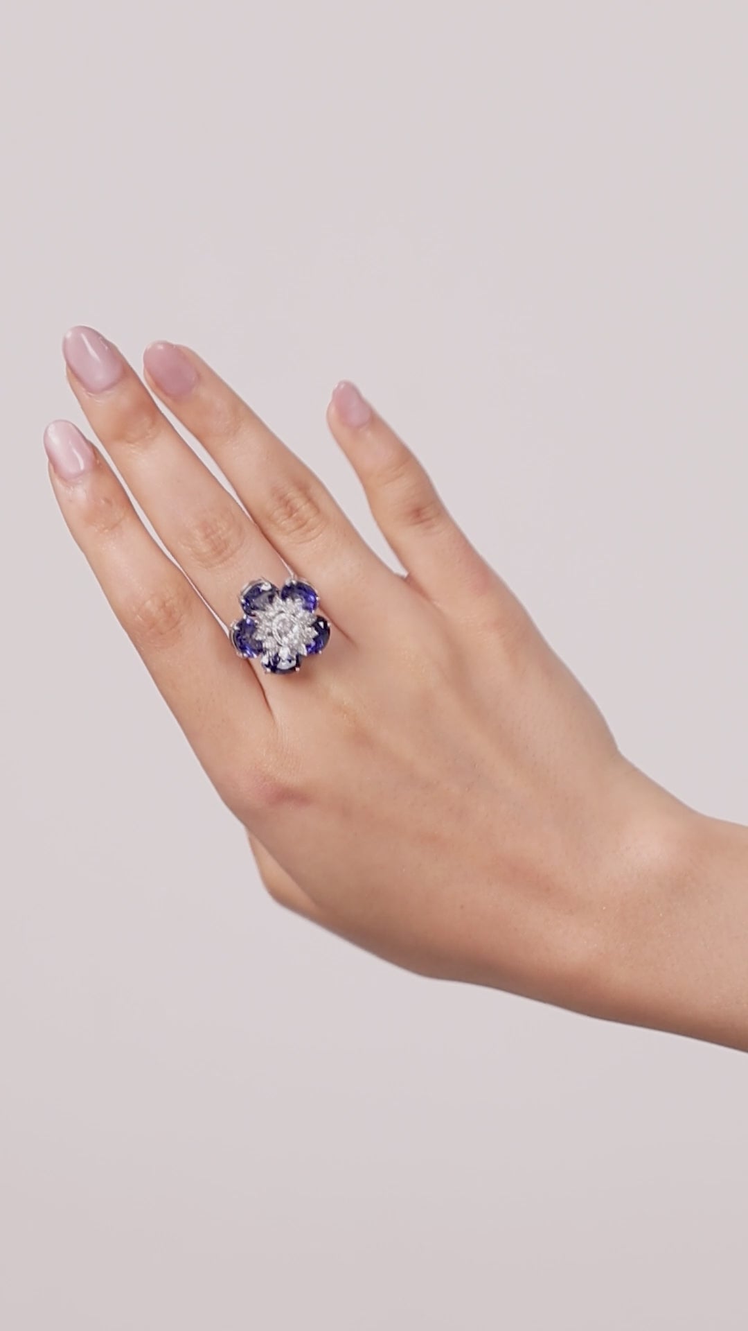 Sapphire Bloom Ring