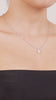 Aurreva Teardrop Halo Luxe Pendant – Pear 1.25 ctw
