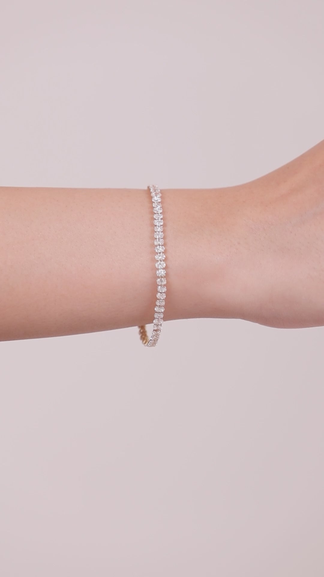 Oval Grace Diamond Bracelet