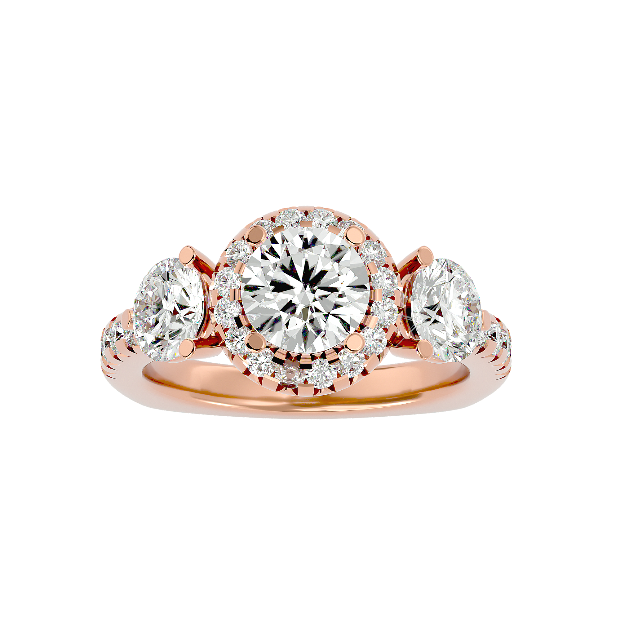 Dorothy Three Stone Ring