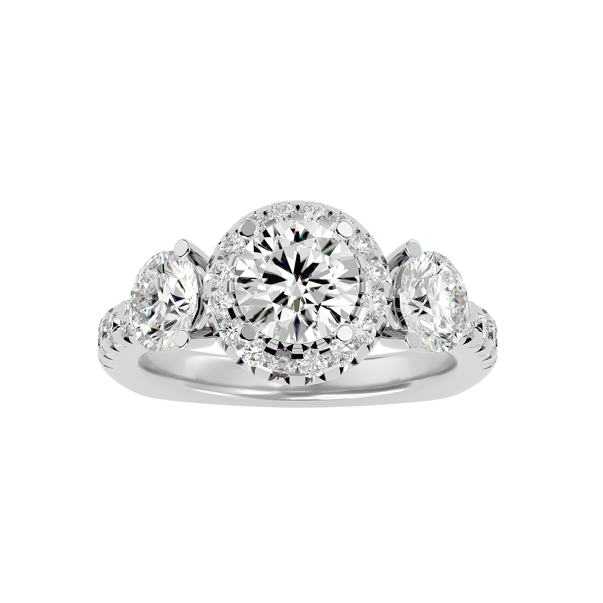 Dorothy Three Stone Ring